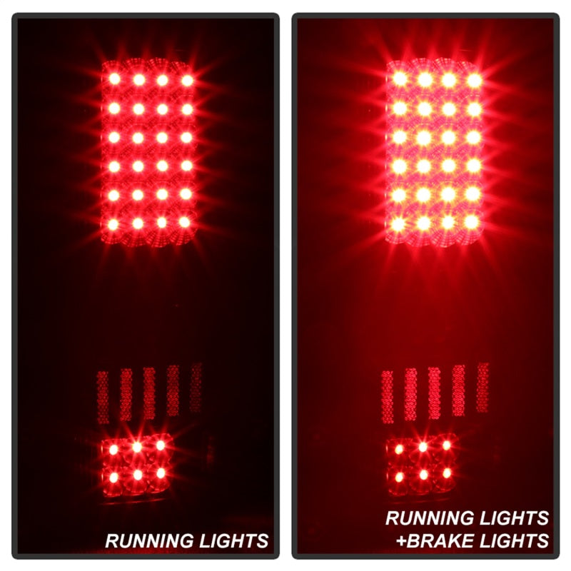 SPYDER Xtune Ford F150 Styleside 04-08 (Not Fit Heritage & SVT) LED Tail Lights Black ALT-ON-FF15004-LED-BK 5012890 5012890 Photo - Unmounted