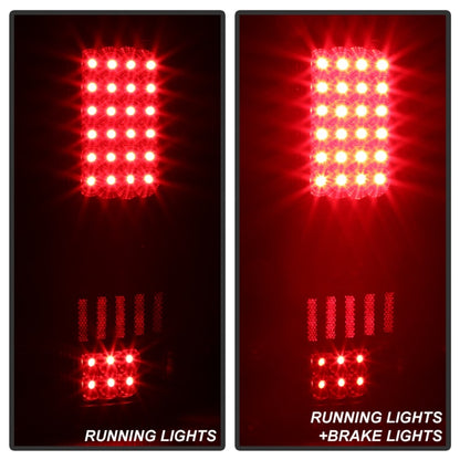 SPYDER Xtune Ford F150 Styleside 04-08 (Not Fit Heritage & SVT) LED Tail Lights Black ALT-ON-FF15004-LED-BK 5012890 5012890 Photo - Unmounted