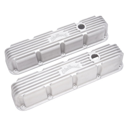 Edelbrock Classic Series, Valve Cover, Chrysler Big-Block, Magnum V8, Satin 41779 Photo - out of package