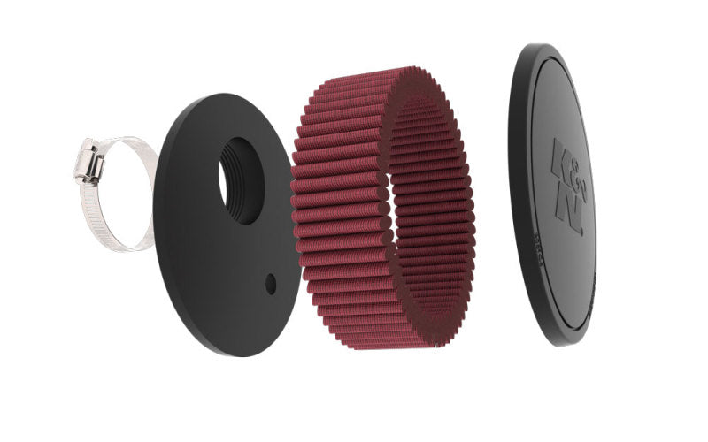 K&N Engineering K&N Universal Filter 2 1/16in Flange / 6in OD / 2in H / CR TP V RU-045V RU-045V Photo - out of package