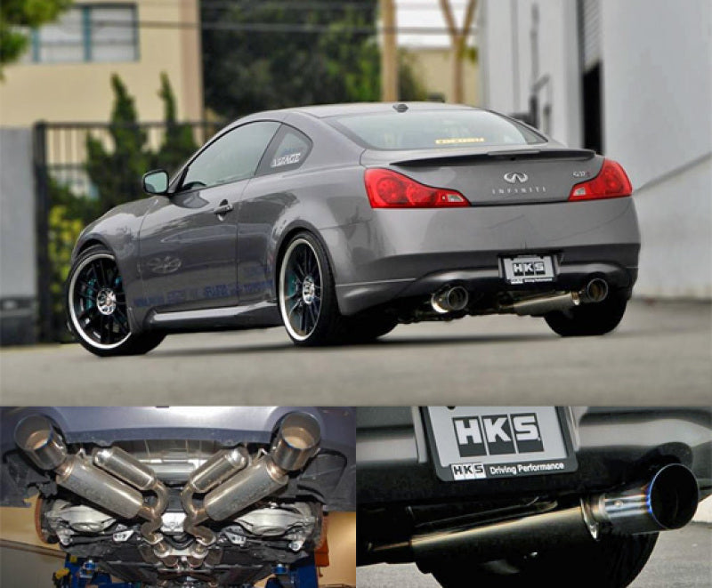 HKS [Infiniti G37(2008)] Hi-Power Exhaust; Dual Exhaust 32009-BN003 Photo - Primary