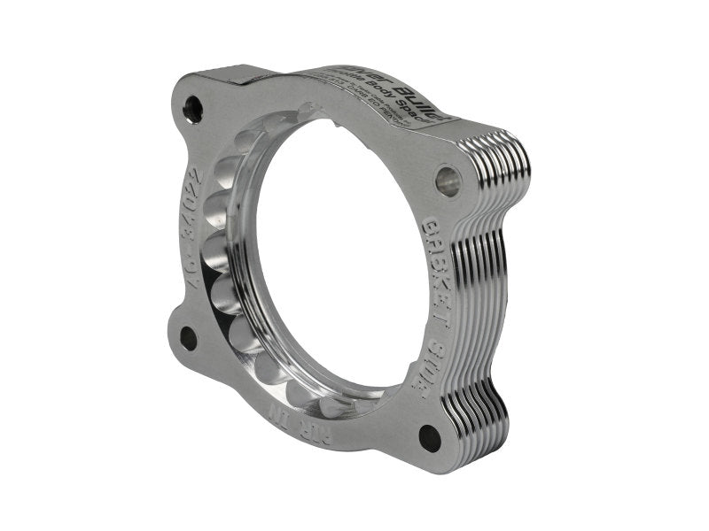 aFe 02-09 Chevrolet Trailblazer/ 02-09 GMC Envoy L6 4.2L Silver Bullet Throttle Body Spacer - Silver 46-34022 46-34022 Photo - Unmounted