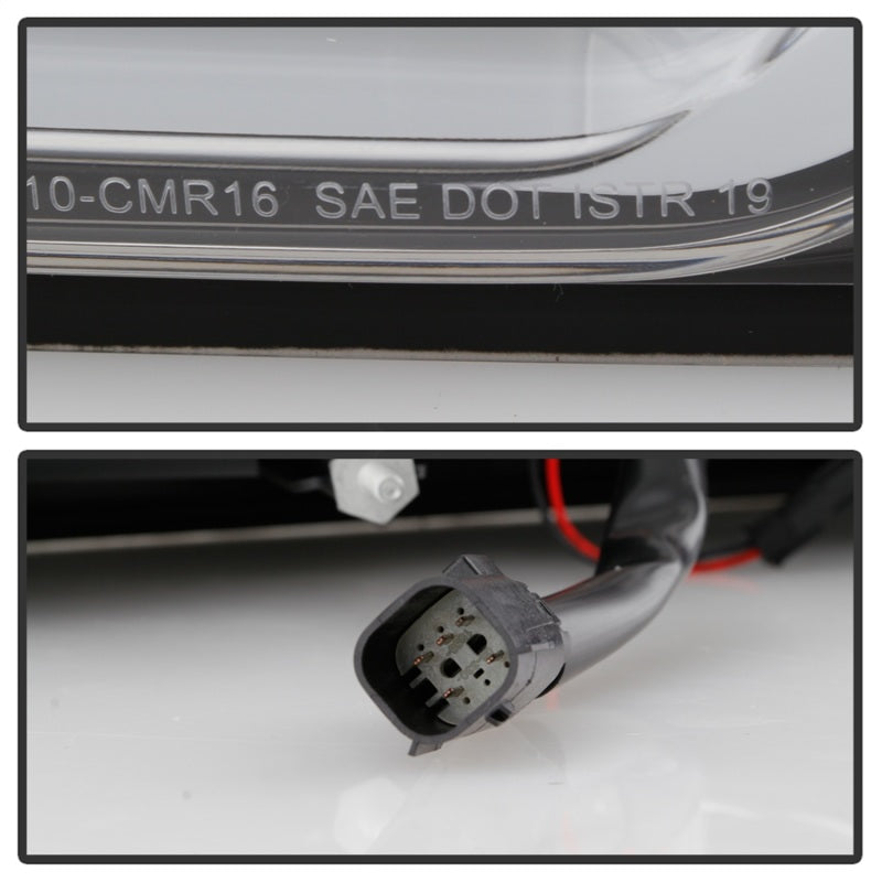Spyder Chevy Camaro 16-18 Halogen LED Tail Lights Black ALT-YD-CCAM16HAL-SEQ-BK 5087218 5087218 Photo - Unmounted