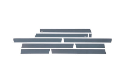Putco 15-19 Chevy Silverado HD - Crew Cab 8ft Long Box (10pcs) Black Platinum Rocker Panels 9751222BP 9751222BP Photo - Primary