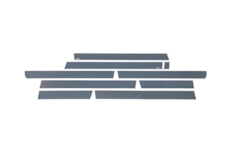 Putco 15-19 Chevy Silverado HD - Crew Cab 8ft Long Box (10pcs) Black Platinum Rocker Panels 9751222BP 9751222BP Photo - Primary