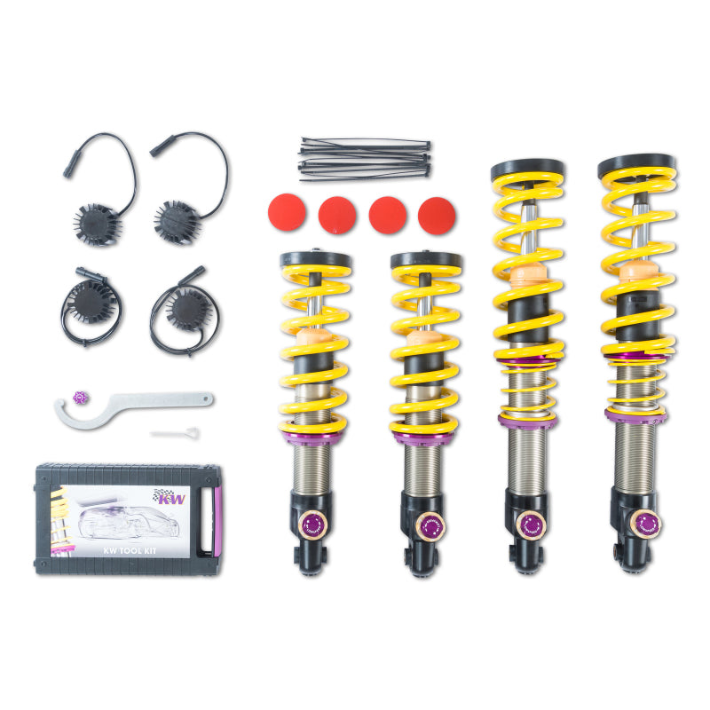 KW Coilover Kit V4 2018+ Mercedes AMG GT R Coupe (Including ESC Modules) w/ Adaptive Suspension 3A72500C 3A72500C Photo - Primary