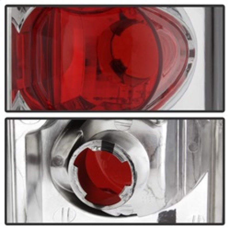 Spyder Ford F150 87-96/Ford Bronco 88-96 Euro Style Tail Lights Chrome ALT-YD-FF15089-C 5003317 5003317 Photo - Unmounted