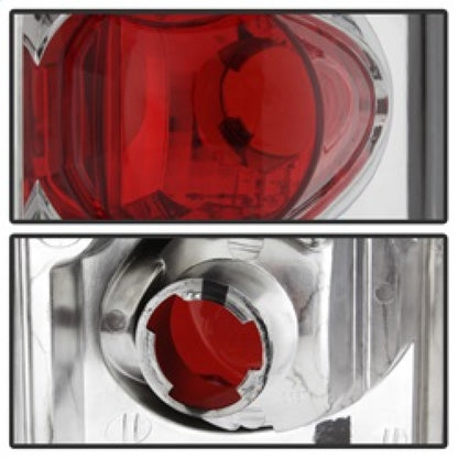 Spyder Ford F150 87-96/Ford Bronco 88-96 Euro Style Tail Lights Chrome ALT-YD-FF15089-C 5003317 5003317 Photo - Unmounted