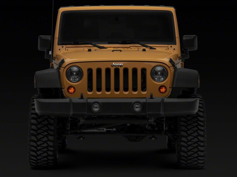 Raxiom Axial Series Turn Signal Lights Old Glory 07-18 Jeep Wrangler JK J165072 J165072 Photo - Close Up