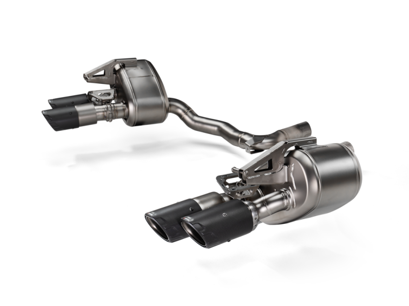 Akrapovic 2024+ Porsche Panamera Slip-On Line (Titanium) w/ Carbon Tips: Requires V6 or V8 fit kit S-PO/T/5H S-PO/T/5H User 1