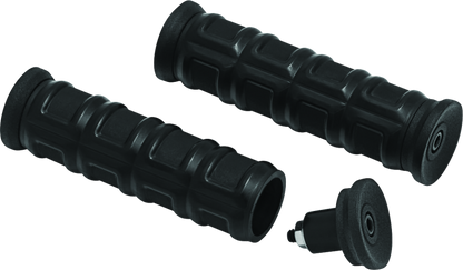 Kuryakyn Dillinger Grips 7/8in Blk 6679 6679 Photo - Primary