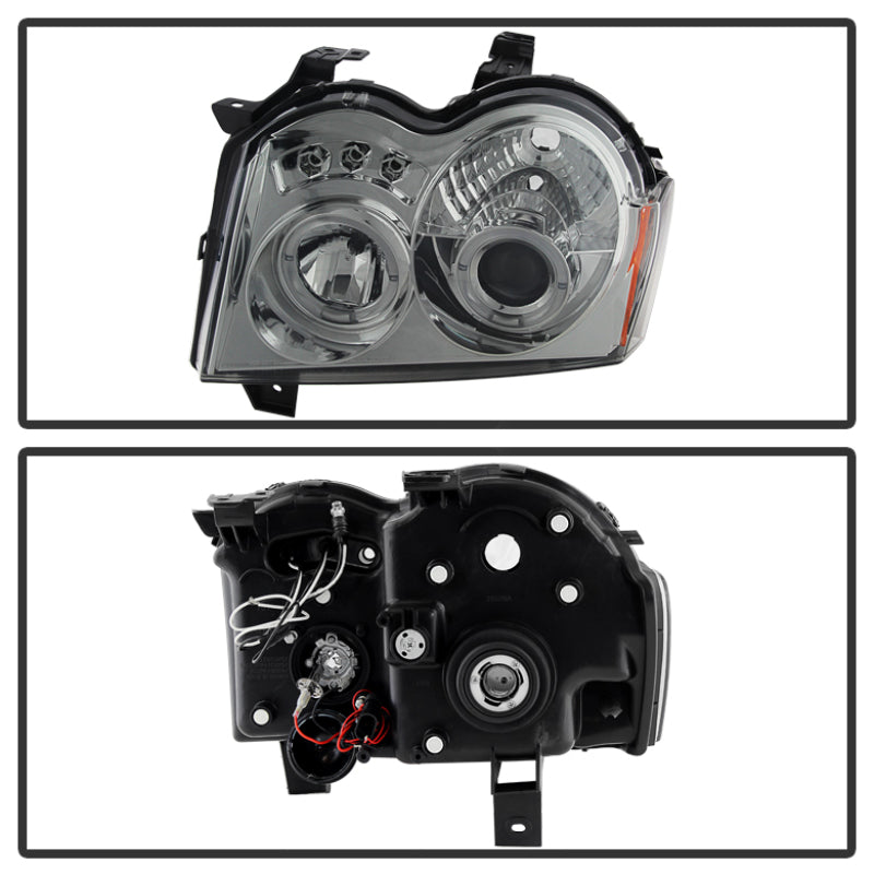 Spyder Jeep Grand Cherokee 05-07 Projector Headlights LED Halo LED Smke PRO-YD-JGC05-HL-SMC 5011114 5011114 User 1