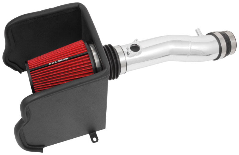 Spectre 16-18 Toyota Tacoma V6-3.5L F/I Air Intake Kit - Polished w/Red Filter 9060 9060 Photo - Primary