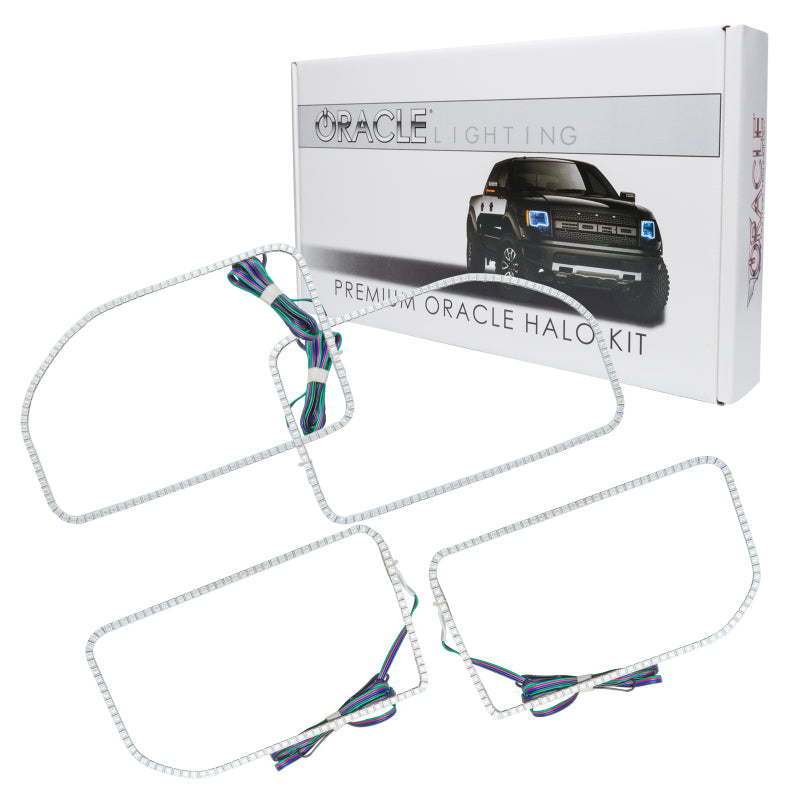 ORACLE Lighting Oracle Ford F250/350 11-16 Halo Kit (Square Ring Design) - ColorSHIFT w/ Simple Controller 2383-504 2383-504 Photo - out of package