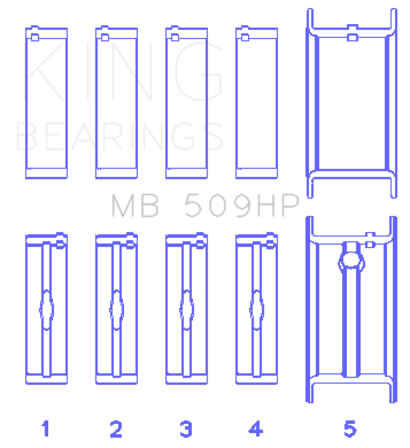 King Engine Bearings KING Main Bearings Engine Components Bearings main image