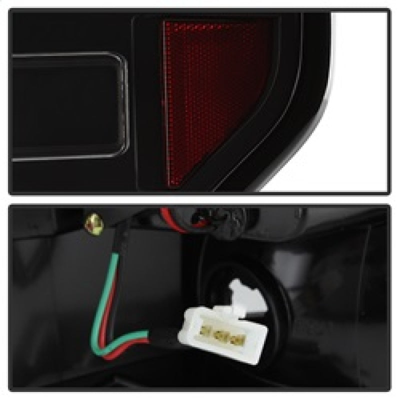 Spyder 09-14 Ford F150 V2 Light Bar LED Tail Lights - Black (ALT-YD-FF15009V2-LBLED-BK) 5084200 5084200 Photo - Unmounted