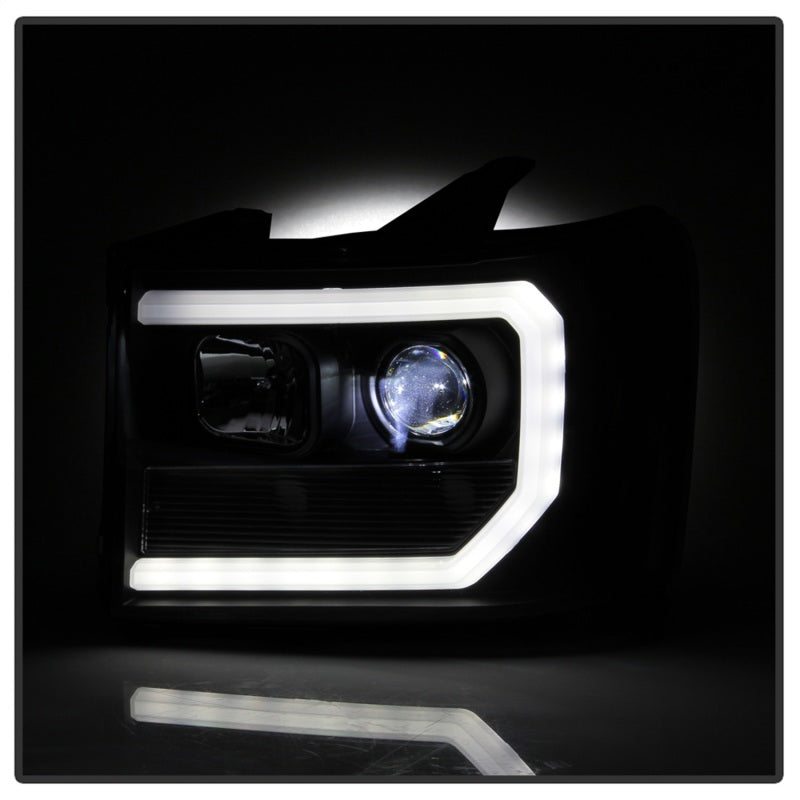 Spyder GMC Sierra 1500/2500/3500 07-13 Denali 08-13 LED Headlights Blk PRO-YD-GS07V2PL-BK 5087522 5087522 Photo - Unmounted