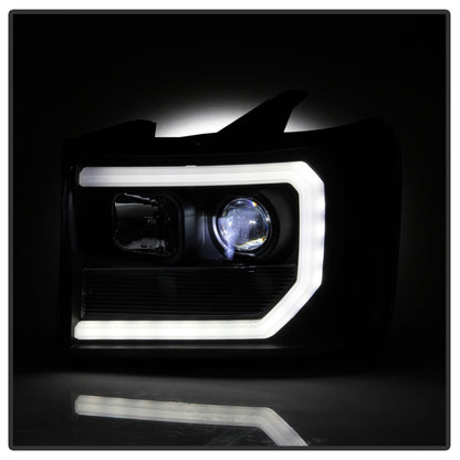 Spyder GMC Sierra 1500/2500/3500 07-13 Denali 08-13 LED Headlights Blk PRO-YD-GS07V2PL-BK 5087522 5087522 Photo - Unmounted