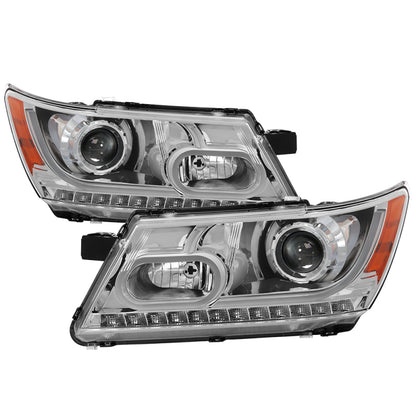 SPYDER xTune Dodge Journey 2009-2014 Light Bar DRL Projector - Black PRO-JH-DJ09-LBBRL-C 9036637 9036637 Photo - Primary