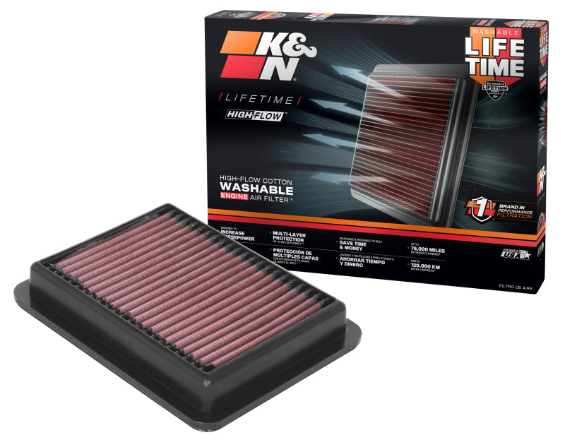 K&N Engineering K&N 19-21 Mazda 3 2.0L L4 F/I Replacement Air Filter 33-3158 33-3158 Photo - out of package
