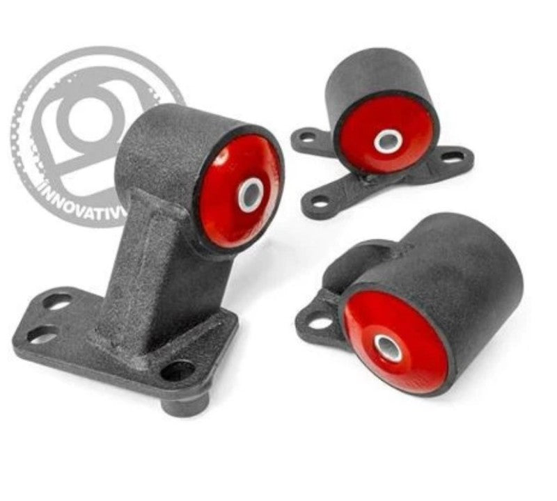 Innovative 94-01 Integra B-Series Black Steel Mounts 75A Bushings (Auto to Manual Hydro 2 Bolt) 49551-75A