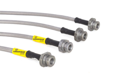 Goodridge 13-15 Nissan Sentra w/ Rear Drum Brakes SS Brake Line Kit 22048 22048 Photo - out of package