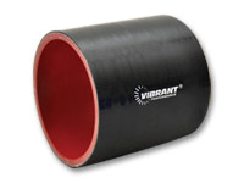 Vibrant 4.25in I.D. x 3in Long Gloss Black Silicone Hose Coupling 19819 19819 User 1