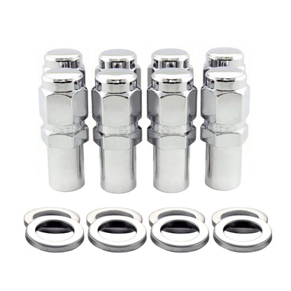 McGard Hex Lug Nut (Long Shank - 1in. / Duplex) 1/2-20 / 7/8 Hex / 2.425in. Length (8-Pack) - Chrome 62820 62820 Photo - Primary