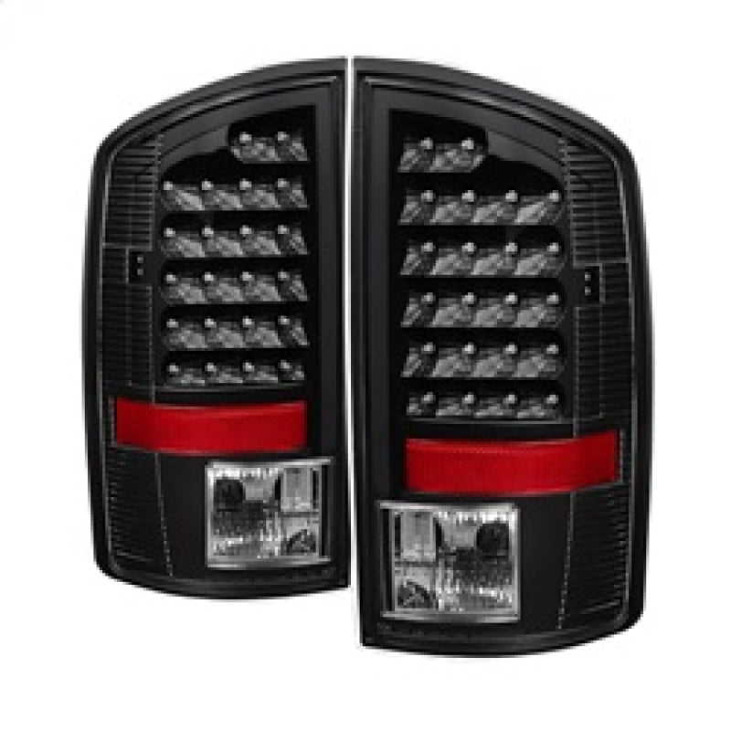 SPYDER Xtune Dodge Ram 02-06 1500 / Ram 2500/3500 03-06 LED Tail Light Black ALT-JH-DR02-LED-BK 5072979 5072979 Photo - Primary
