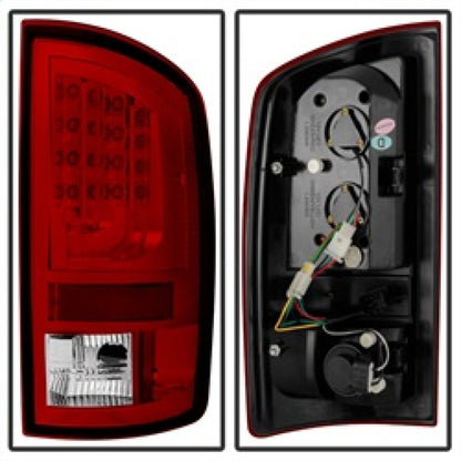 Spyder Dodge Ram 02-06 1500 Version 2 LED Tail Light - Red Clear ALT-YD-DRAM02V2-LED-RC 5081827 5081827 Photo - Unmounted