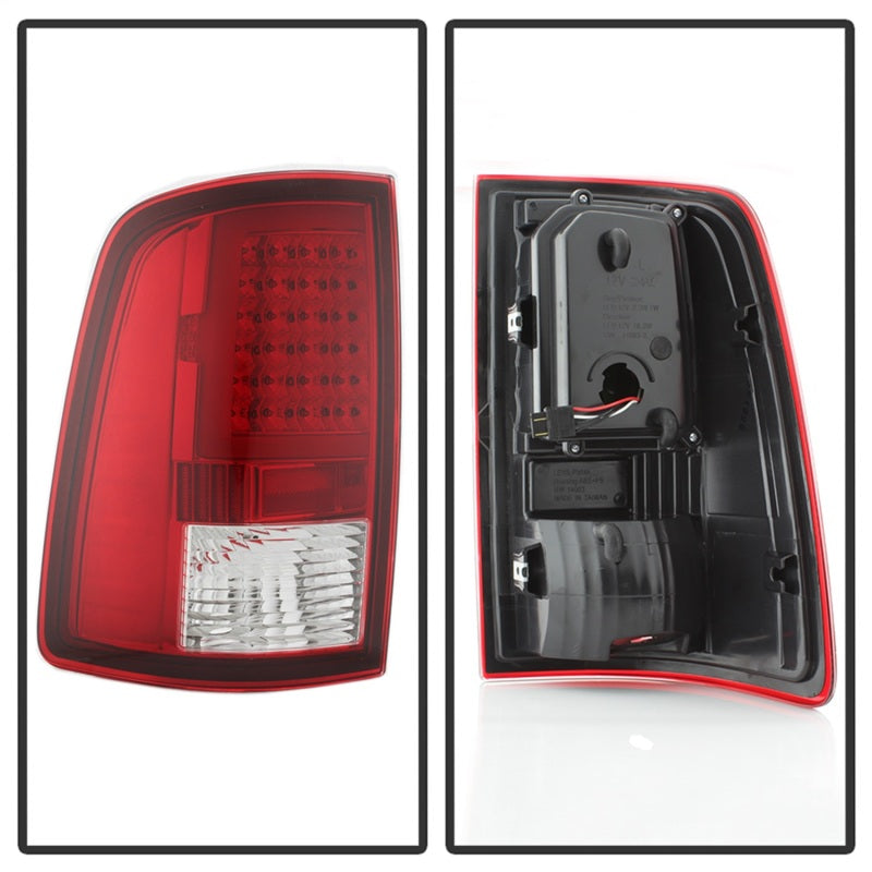 SPYDER xTune Dodge Ram 1500 09-16 LED Tail Lights Incandescent Model Only - Red Clear ALT-ON-DR09-LBLED-RC 5082213 5082213 Photo - Unmounted