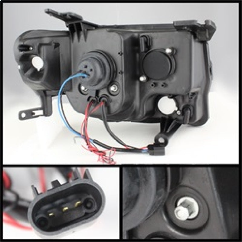Spyder Ford Escape 08-12 Projector Headlights Halogen Model Only - DRL Chrome PRO-YD-FES08-DRL-C 5074232 5074232 Photo - Primary