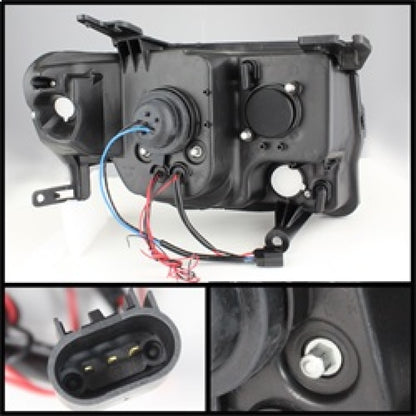 Spyder Ford Escape 08-12 Projector Headlights Halogen Model Only - DRL Chrome PRO-YD-FES08-DRL-C 5074232 5074232 Photo - Primary
