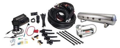AIRLIFT 3H(1/4" Air Line,4 Gallon 7-Port Lightweight Polished,VIAIR 444C Comp) 27794 Photo - Primary
