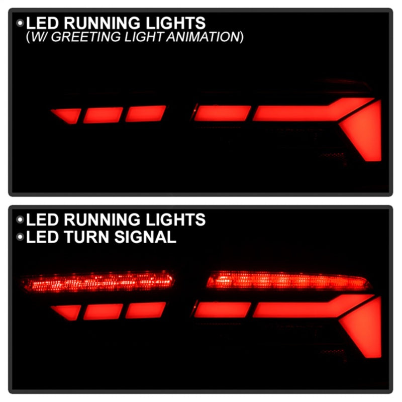 SPYDER Apex 13-17 Audo A5 / S5 / RS5 (Factory LED) LED Tail Lights - Blk (ALT-YD-AA513LED-SEQGR-BK) 5089045 5089045 Photo - Unmounted