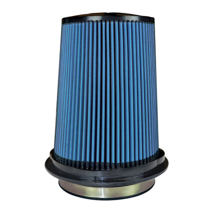 Injen SuperNano Web Dry Air Filter - 5in Flange ID / 7in  Base / 7.9in Media Height / 5in Top X-1107-BB X-1107-BB Photo - Primary