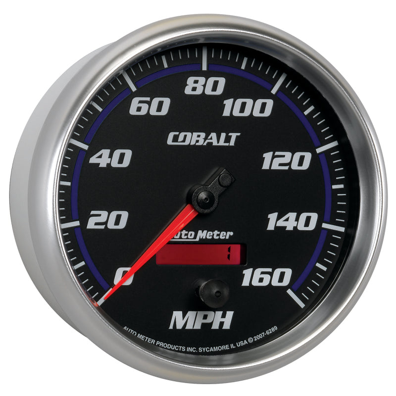 Autometer Gauge, Speedometer, 5", 160Mph, Elec. Programmable, Cobalt 6289 User 5