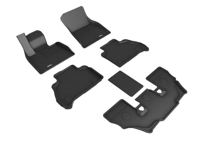 3D MAXpider 19-22 BMW X7 (G07) Kagu 1st/2nd/3rd Row Floormats L1BM10501509 L1BM10501509 Photo - Primary