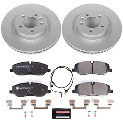PowerStop Power Stop 06-09 Land Rover Range Rover Sport Front Euro-Stop Brake Kit ESK6047 ESK6047 Photo - Primary