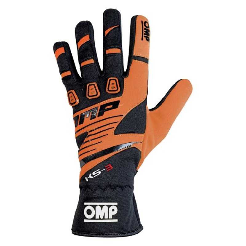 OMP KS-3 Gloves Orange/Black - Size Xxs KB0-2743-B01-096-XXS KB0-2743-B01-096-XXS Photo - Primary