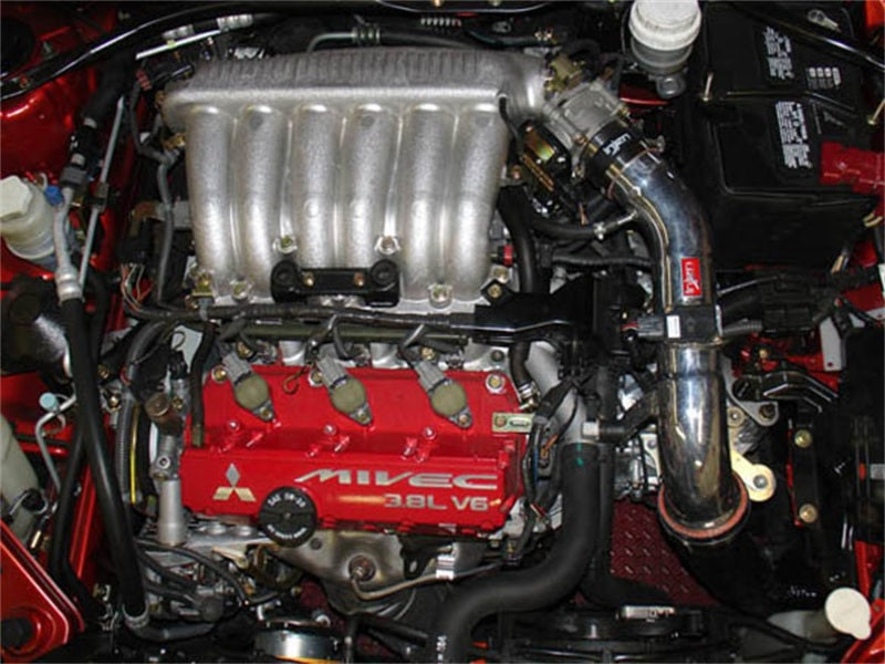 Injen Polished Cold Air Intake 06-09 Eclipse 3.8L V6 SP1873P Photo - Mounted
