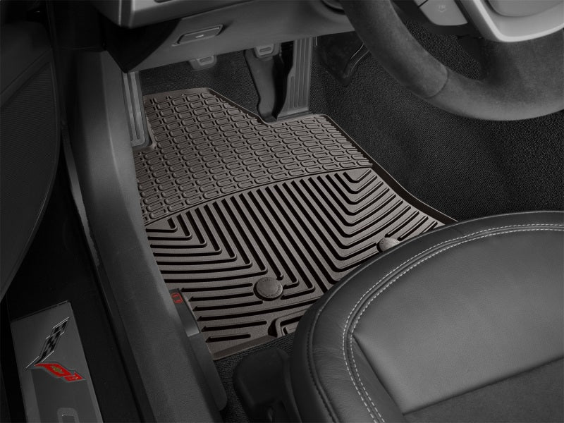 WeatherTech 2015+ Mercedes-Benz C-Class Sedan/Coupe/Cabriolet Front Rubber Mats - Cocoa W429CO W429CO Photo - Primary