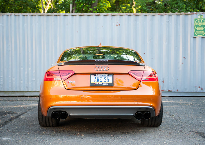 AWE Tuning Audi B8.5 S5 3.0T Touring Edition Exhaust System - Diamond Black Tips (102mm) 3010-43030 3010-43030 Photo - Mounted