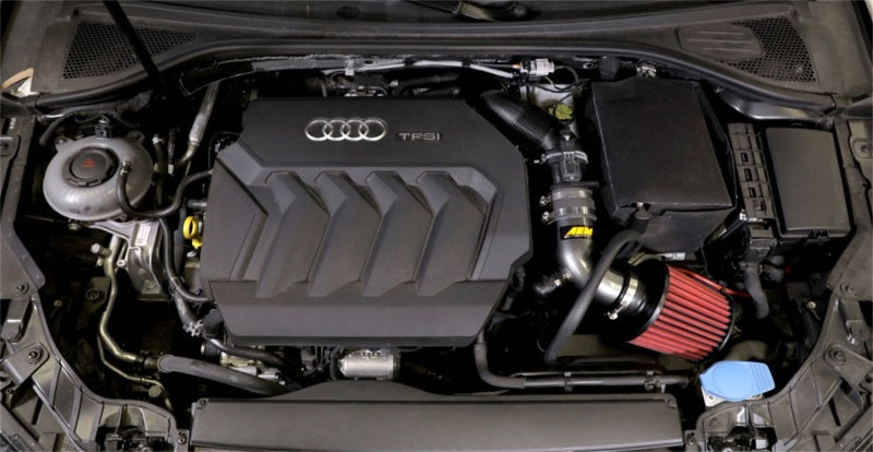 AEM Induction AEM 17-18 Audi A3 L4-2.0L F/I Cold Air Intake 21-840C 21-840C Photo - Mounted