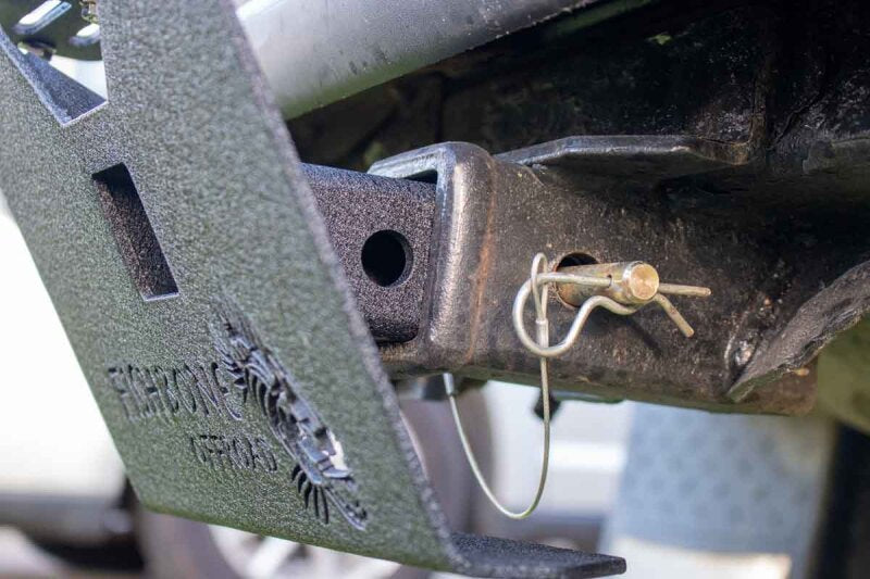 Fishbone Offroad 2In Receiver Hitch Mounted Step - Black Powdercoat Steel FB21238 FB21238 Photo - lifestyle view