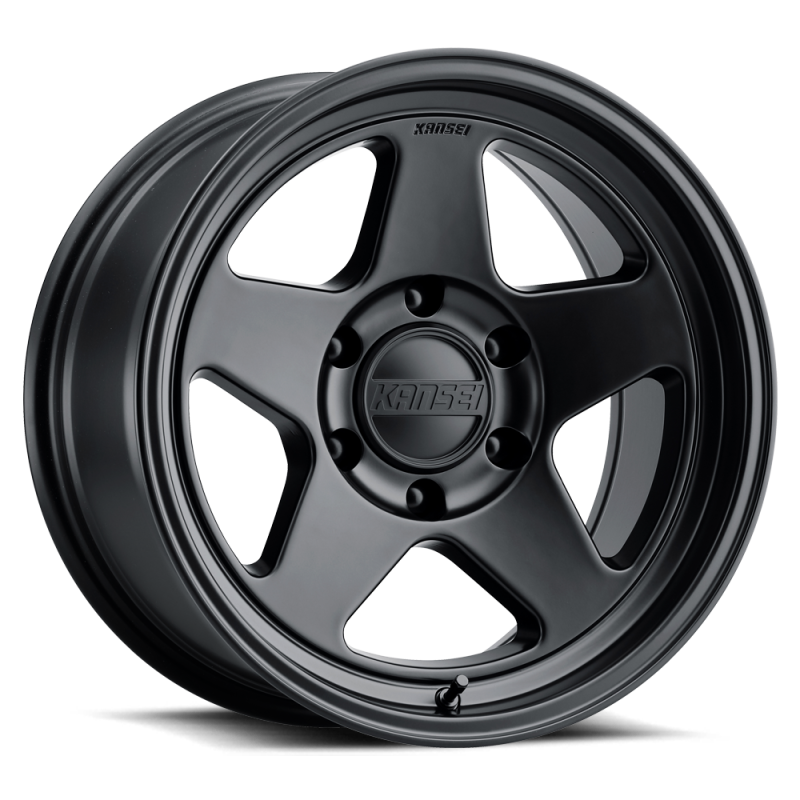 Kansei K12MB Knp 17x8.5in / 5x127 BP / -10mm Offset / 78.1mm Bore - Matte Black Wheel K12MB-78550-10 K12MB-78550-10 Photo - Primary