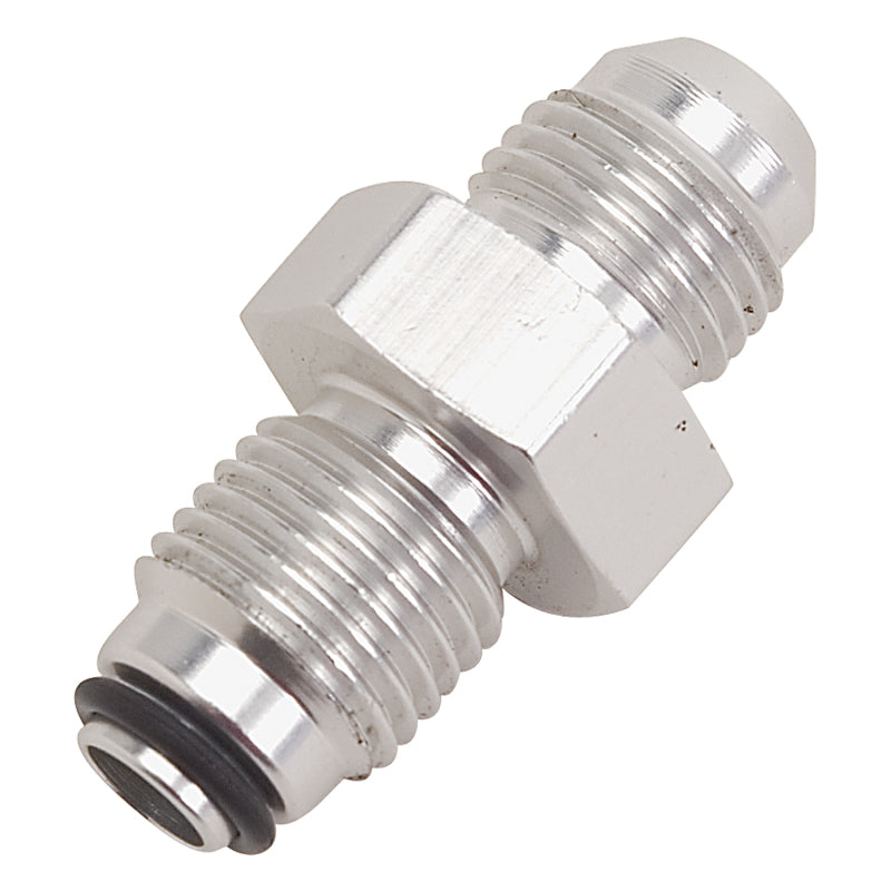 Russell Power Steering Adapter 5/8-18 O-Ring To 6 AN Male Clear Anodize 648030 Photo - Primary