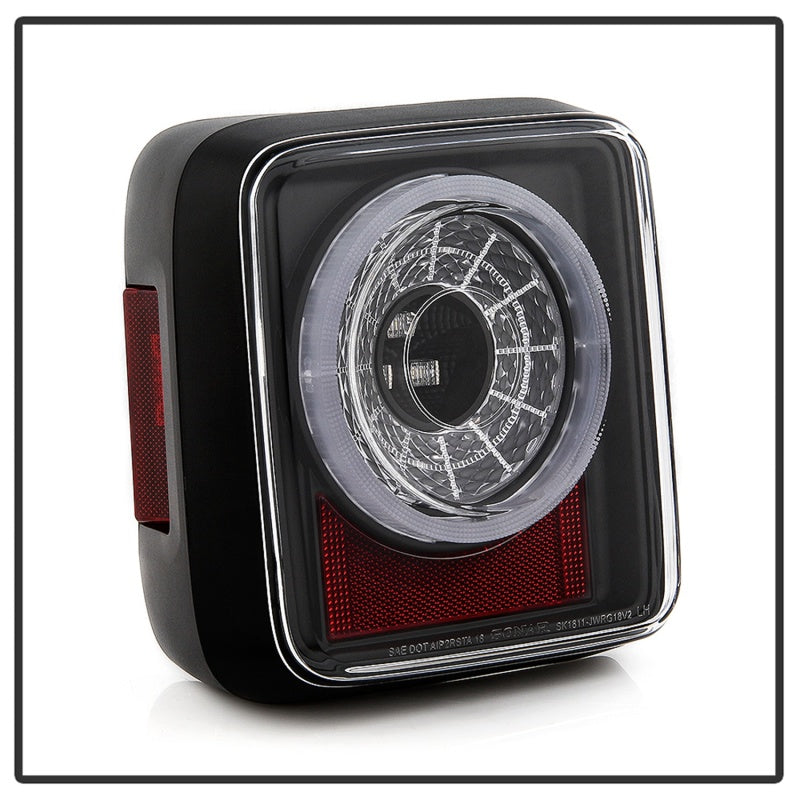 Spyder 19-20 Jeep Wrangler - Full LED Tail Lights - Seq Turn Signal - Black ALT-YD-JW19-SEQ-BK 5086174 5086174 Photo - Unmounted