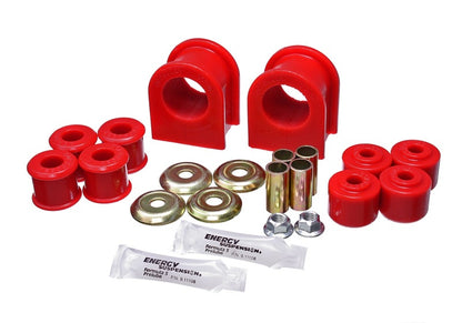 Energy Suspension Sway Bar Bushing Set Red Rear Bar Dia. 35mm Performance Polyurethane 40.5024R Photo - Primary