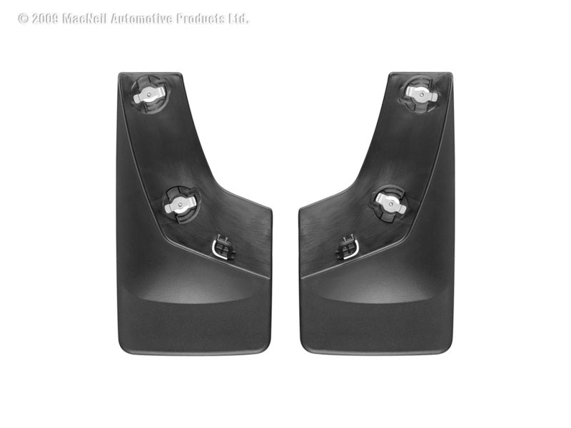WeatherTech 07-13 GMC Sierra No Drill Mudflaps - Black 120011 Photo - Primary